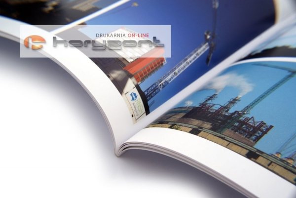 katalog A4, druk pełnokolorowy obustronny 4+4, na papierze kredowym, kreda 170 g, 20 str., 250 sztuk