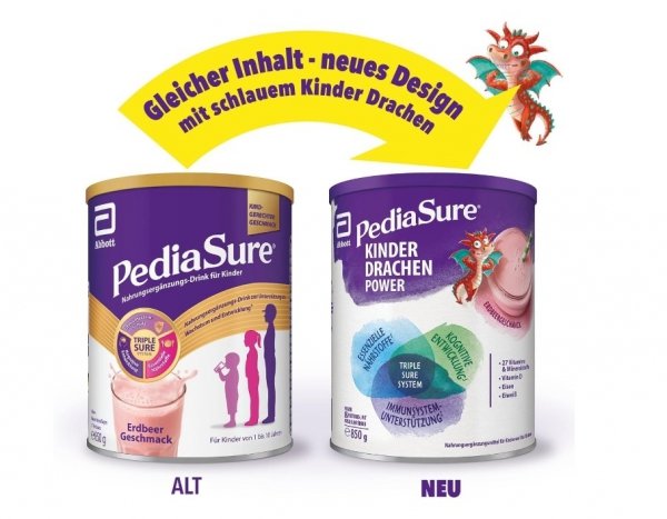 PEDIASURE SMAK TRUSKAWKOWY OPAKOWANIE 850G