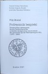 Filip Musiał Podręcznik bezpieki - strona tytułowa