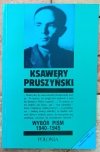 Pruszyński Ksawery  Wybór pism 1940 1945
