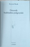 Krzysztof Renik • Dziennik buddyjskiej pielgrzymki - strona tytułowa