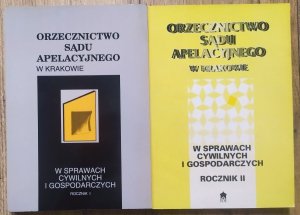 Orzecznictwo Sądu Apelacyjnego w Krakowie w sprawach cywilnych i gospodarczych rocznik 1 i 2