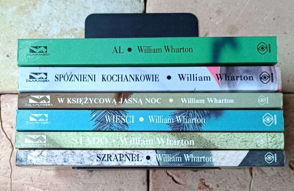 William Wharton x6  Stado - Spóźnieni kochankowie - Szrapnel i inne - okładka