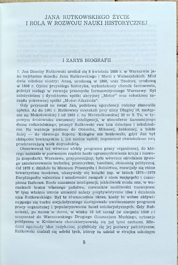 Jan Rutkowski - Wokół teorii ustroju feudalnego - fragment