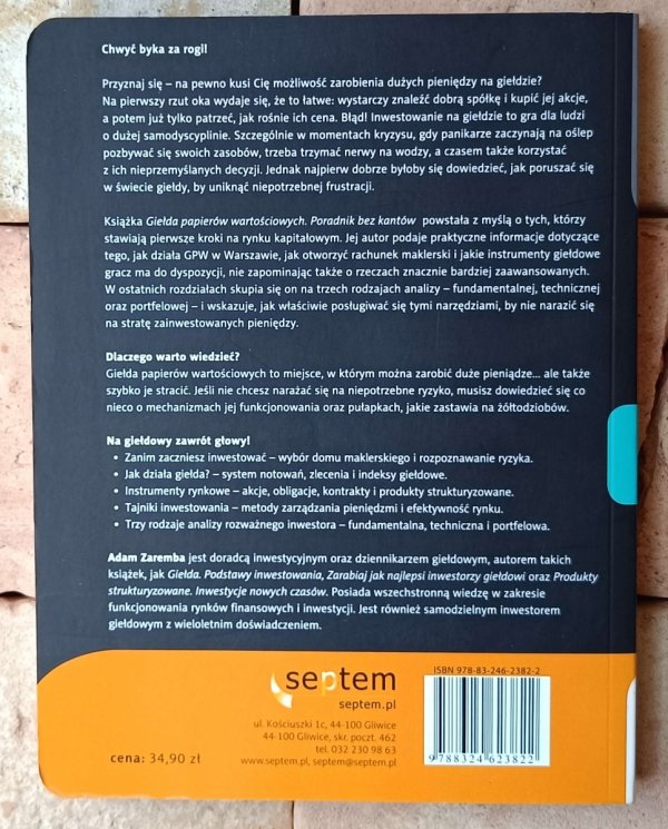 Giełda papierów wartościowych. Poradnik bez kantów - okładka