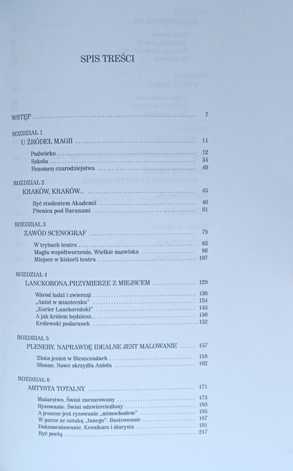 Zofia Ratajczak  • Kazimierz Wiśniak. Czarodziej z podwórka - spis treści