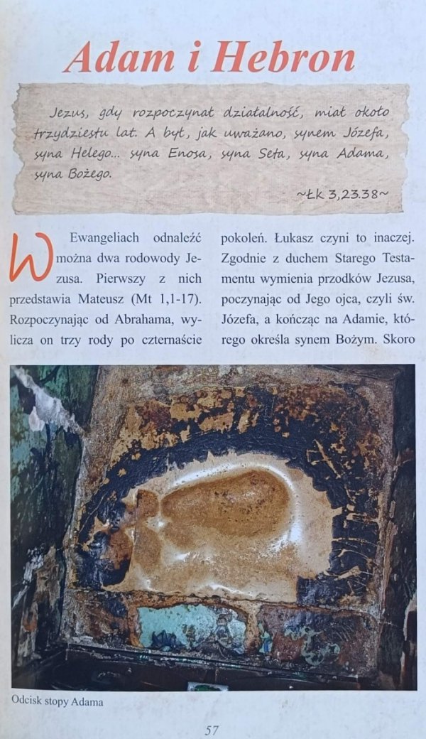 Mariusz Szmajdziński Ziemia Święta z Ewangelią świętego Łukasza - fragment