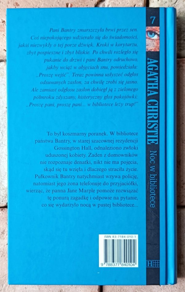 Agata Christie Noc w bibliotece - okładka