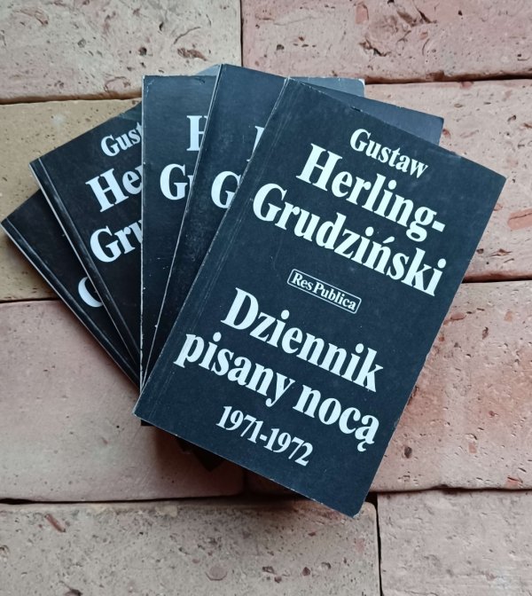 Gustaw Herling-Grudziński - Dziennik pisany nocą | 1971 - 1988 | 5 tomów