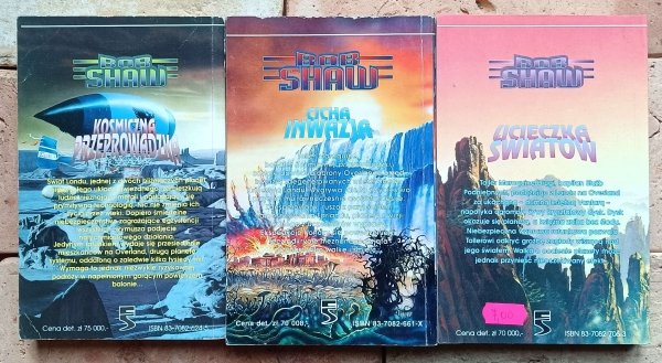 Bob Shaw - Cykl Overland | Tom 1-3 | komplet - okładka