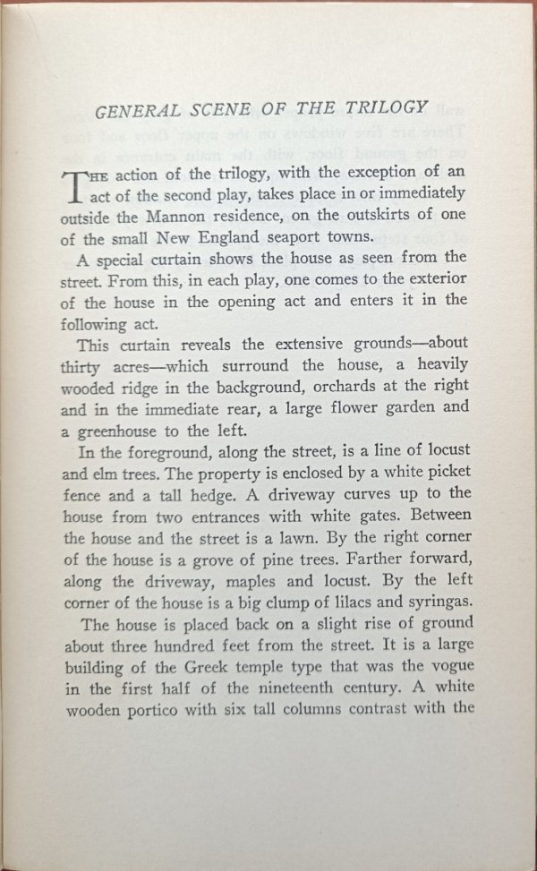 Eugene O'Neill • Mourning Becomes Electra. A Trilogy