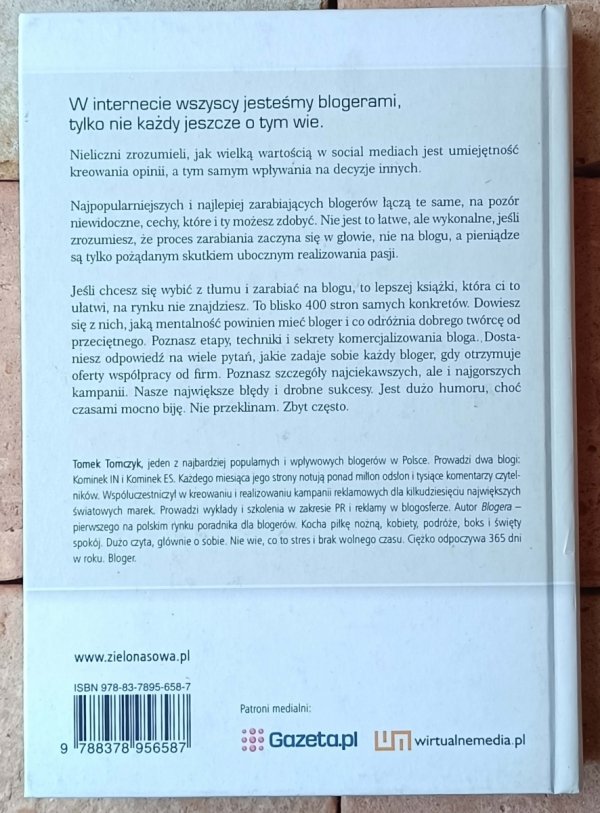 Tomek Tomczyk • Blog. Pisz, kreuj, zarabiaj - okładka
