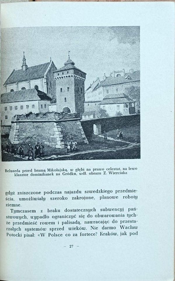 Jan Pachoński - Dawne Mury Floriańskie