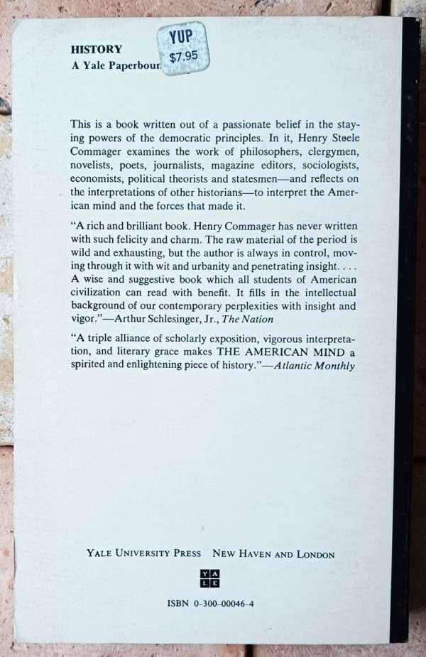 Henry Steele Commager • The American Mind: An Interpretation of American Thought and Character Since the 1880's  - okładka