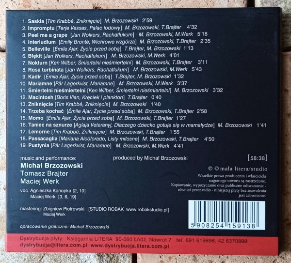 Michał Brzozowski, Tomasz Brajter, Maciej Werk • Sleepy Forest (book music) • CD