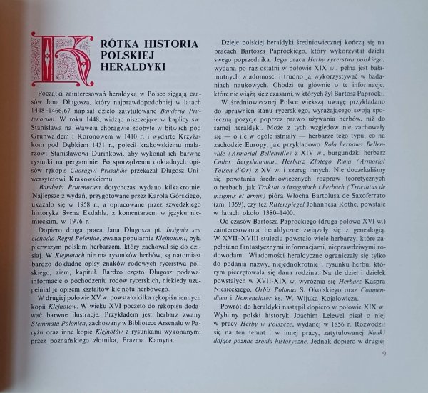 Jerzy Łojko •  Średniowieczne herby polskie - fragment