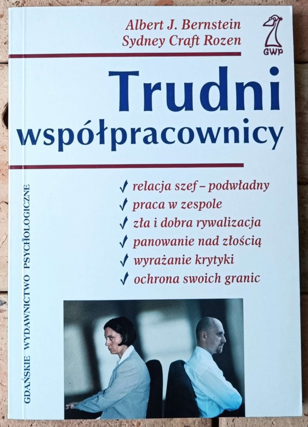 Albert Bernstein • Trudni współpracownicy - okładka
