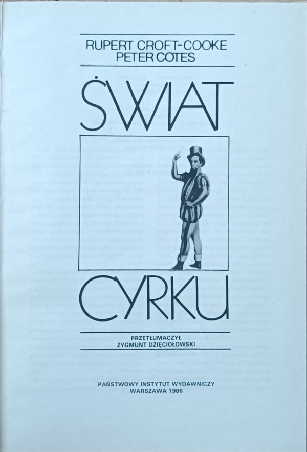 Rupert Croft-Cooke, Peter Cotes • Świat cyrku 