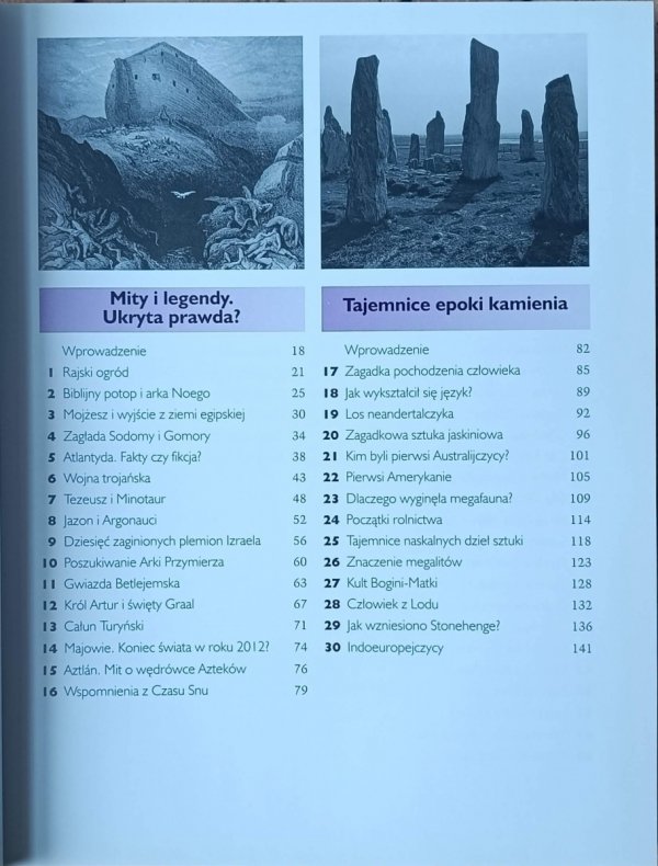 Brian Fagan • 70 wielkich tajemnic świata starożytnego - spis treści
