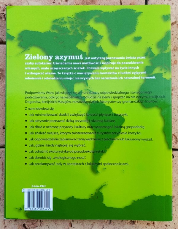 Kerry Lorimer Zielony azymut. Przewodnik świadomego podróżnika - okładka
