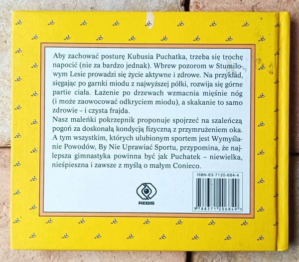 AA Milne • Pokrzepnik fizyczny Kubusia Puchatka - okładka