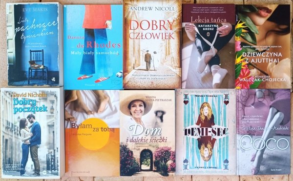 10x LITERATURA OBYCZAJOWA David Nicholls - Walczak-Chojecka - Makis i inni
