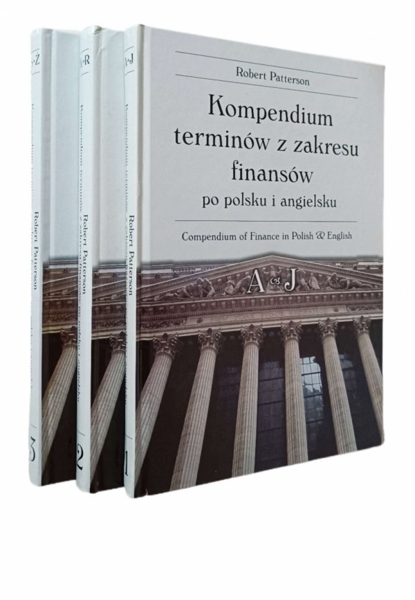 Robert Patterson  Kompendium terminów z zakresu bankowości po polsku i angielsku - okładka