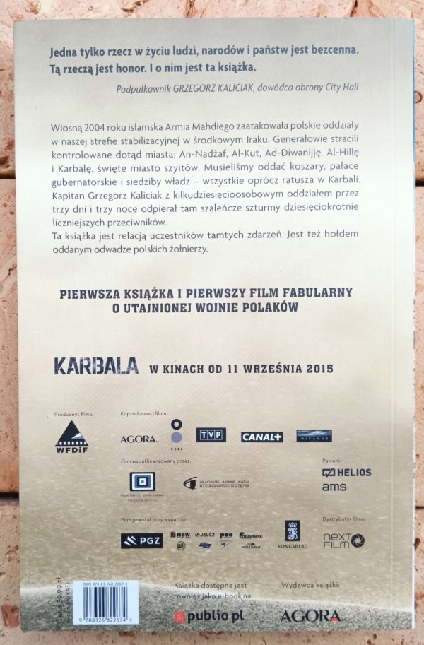 Marcin Górka Piotr Głuchowski  Karbala - okładka