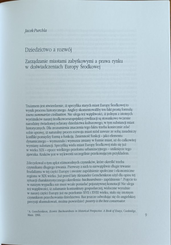 Krzysztof Broński • Miasto historyczne. Potencjał dziedzictwa fragment książki