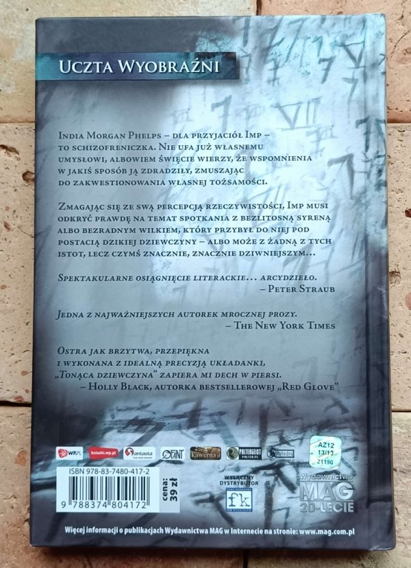 Caitlín Kiernan - Tonąca dziewczyna | Uczta wyobraźni - okładka