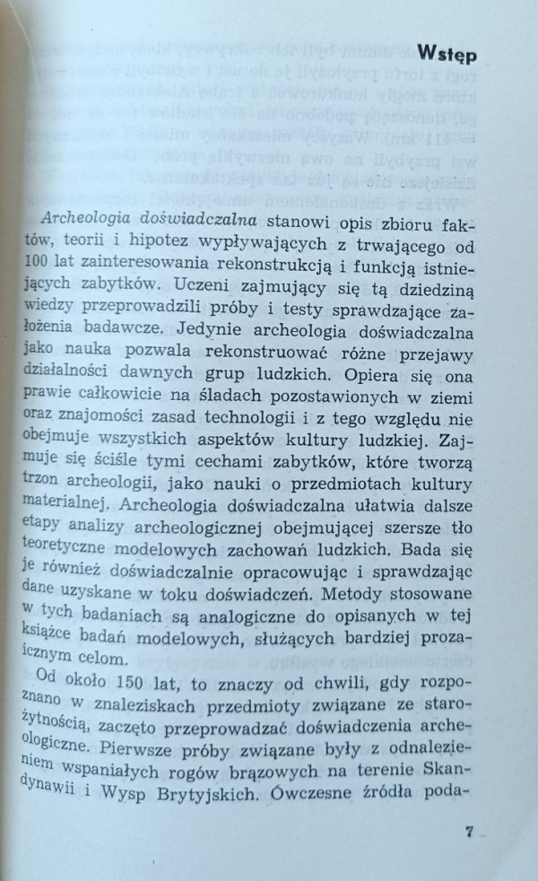 John Coles  Archeologia doświadczalna
