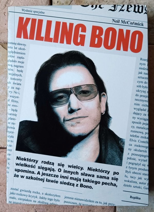 Neil McCormick • Killing Bono - okładka