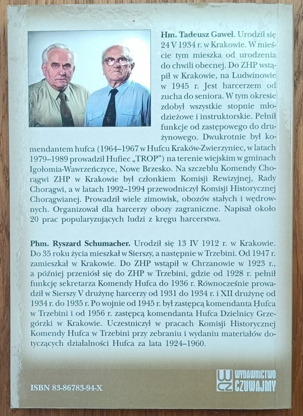 Tadeusz Gaweł, Ryszard Schumacher • Ocalić od zapomnienia. Ksiądz Marian Luzar i Jego harcerze [harcerstwo] [dedykacja autorska]