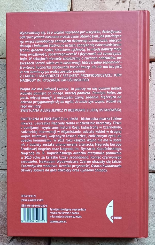 Swietłana Aleksijewicz - Wojna nie ma w sobie nic z kobiety