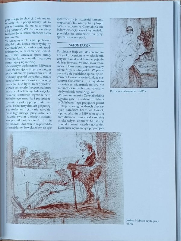 John Constable Wielka kolekcja sławnych malarzy Tom 40 - spis tresci