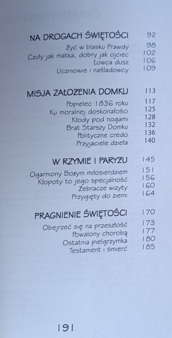 Czesław Ryszka  Odzyskana wielkość. Opowieść o Bogdanie Jańskim, spis treści