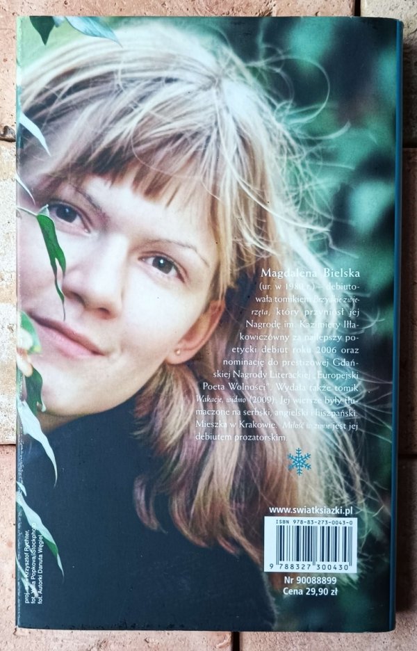  Magdalena Bielska Miłość w zimie - okładka
