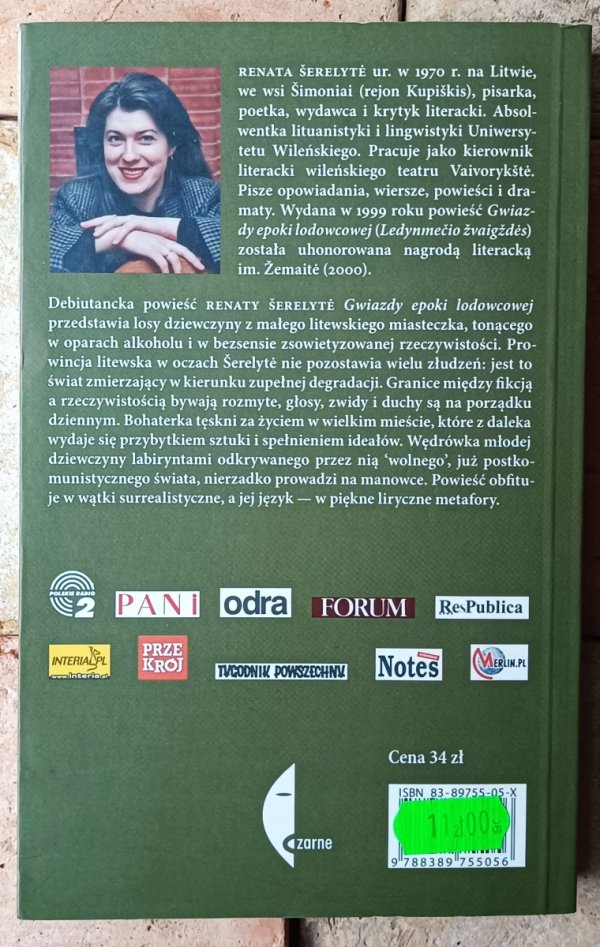 Renata Serelyte • Gwiazdy epoki lodowcowej - okładka