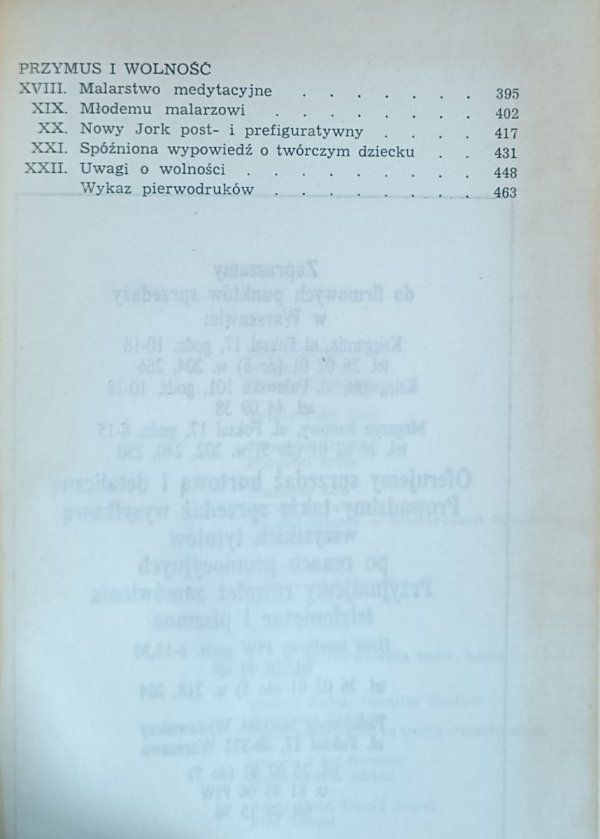 Claude Levi Strauss - Spojrzenie z oddali - spis treści