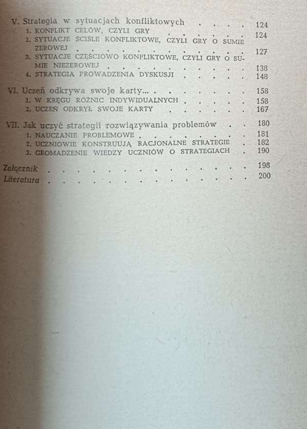 Józef Kozielecki Strategia psychologiczna
