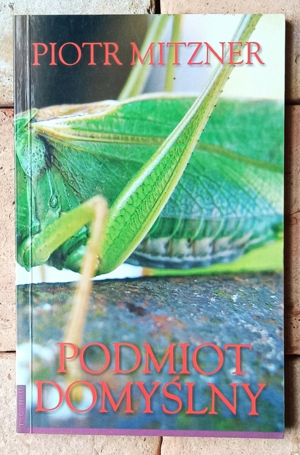 Piotr Mitzner  Podmiot domyślny - okładka