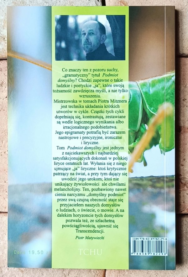 Piotr Mitzner  Podmiot domyślny - okładka
