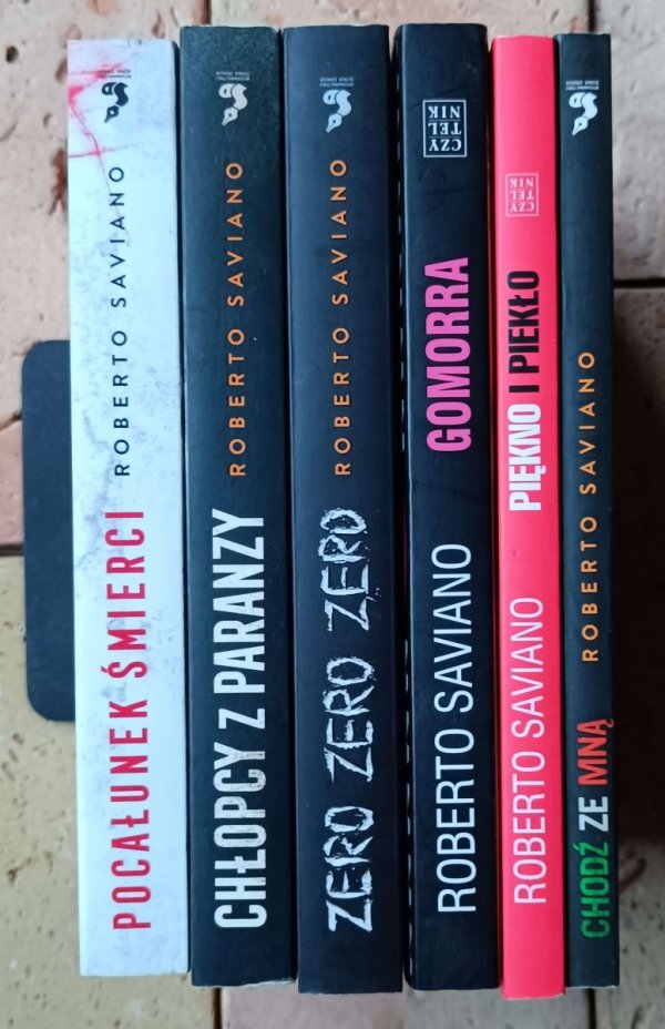 Roberto Saviano x6 Gomorra Piękno i piekło Chodź ze mną i inne | komplet