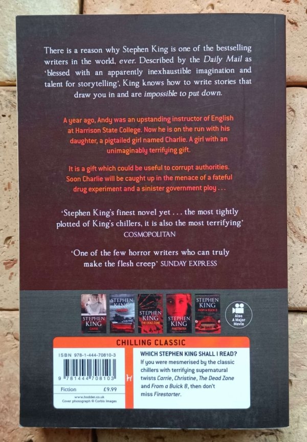 Stephen King - Firestarter - okładka