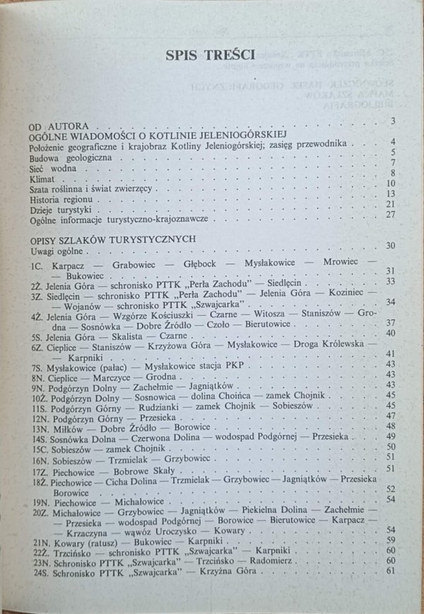 Bohdan W. Szarek • Kotlina Jeleniogórska. Przewodnik turystyczny