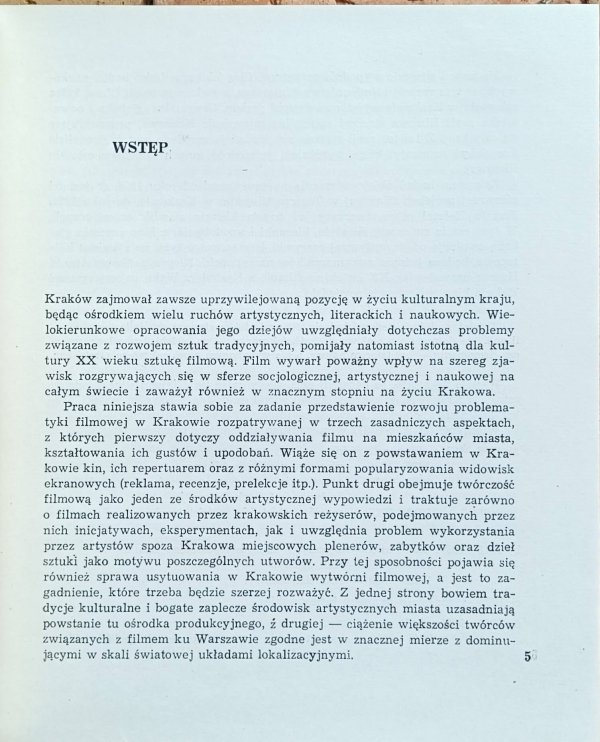 Zbigniew Wyszyński - Filmowy Kraków 1896—1971