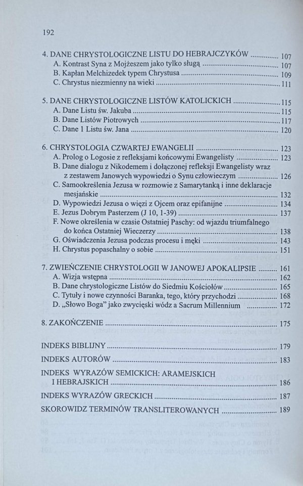 Augustyn Jankowski Rozwój chrystologii Nowego Testamentu