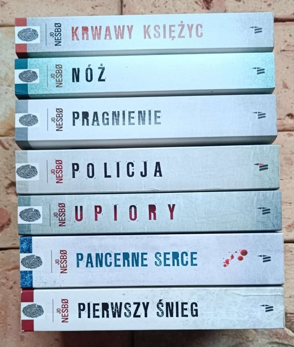 Jo Nesbo Cykl Harry Hole | tom 1-13 | komplet - okładka