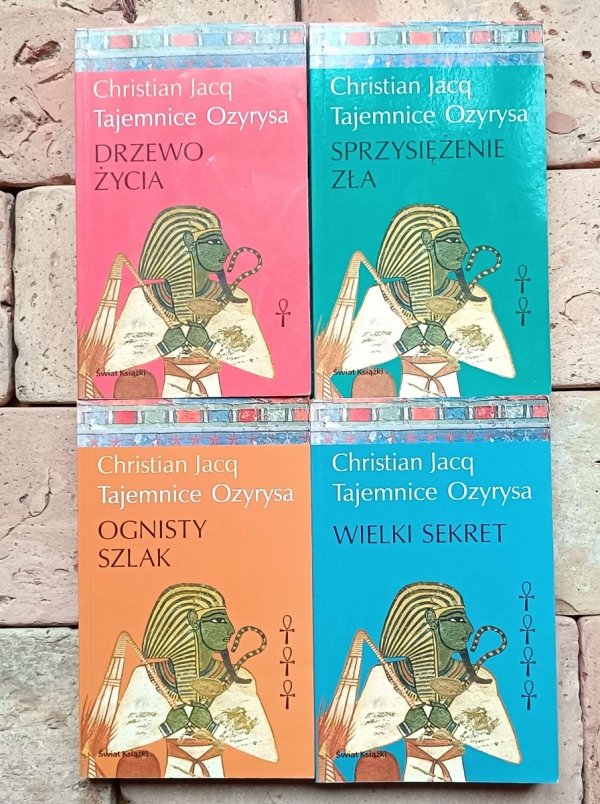 Christian Jacq - Cykl Tajemnice Ozyrysa | komplet 4 tomów