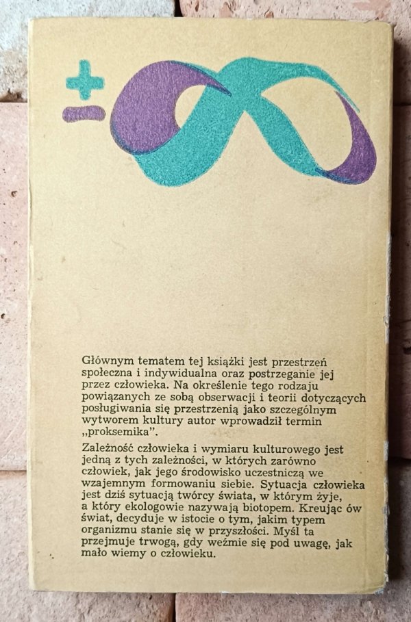 Edward T. Hall  Ukryty wymiar - okładka